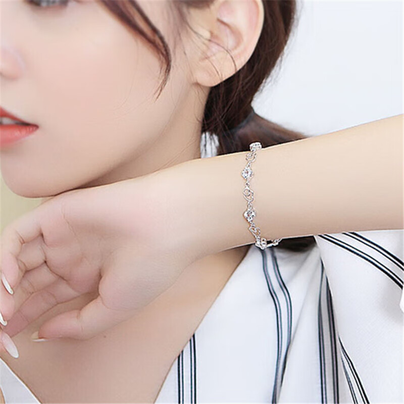 桑玛 心相印银手链