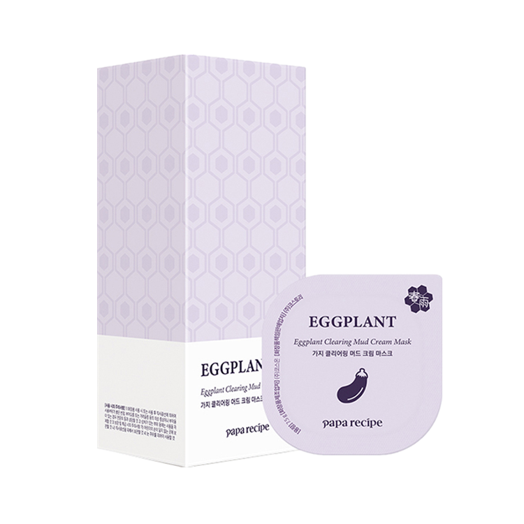 春雨 清透茄子涂抹式面膜