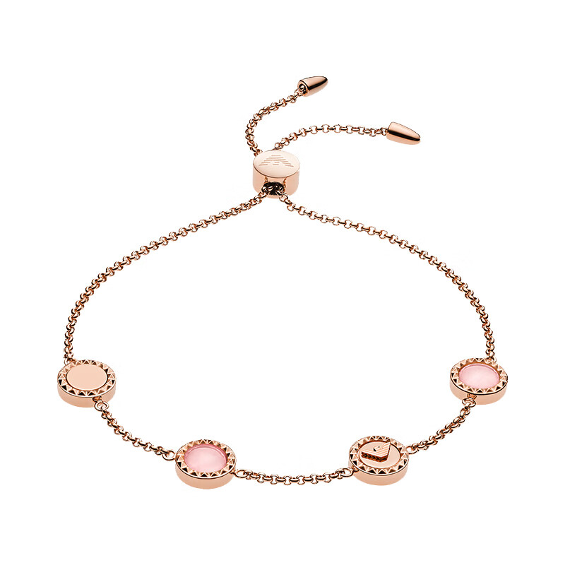 阿玛尼 圆牌可调节手链