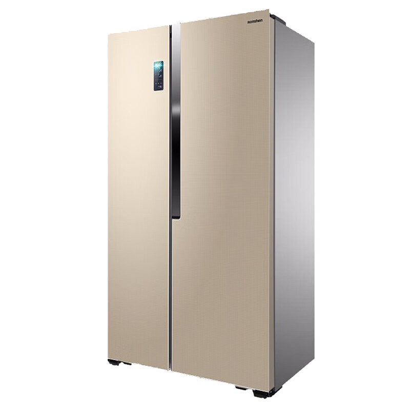 容声 不锈钢面板 对开门冰箱