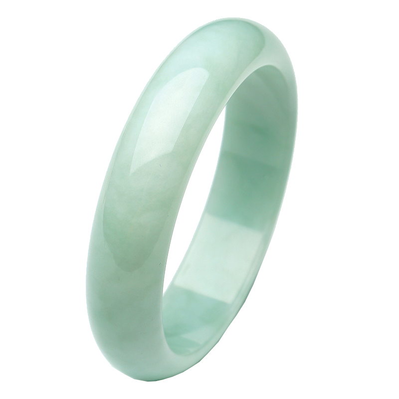 凤禧 浅绿色翡翠手镯