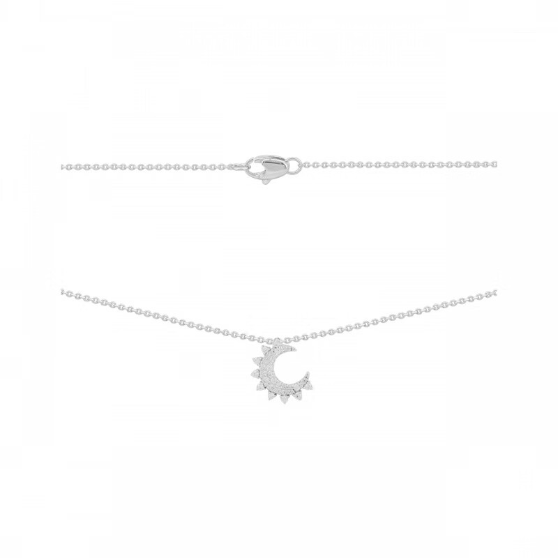 APM 月亮锁骨项链