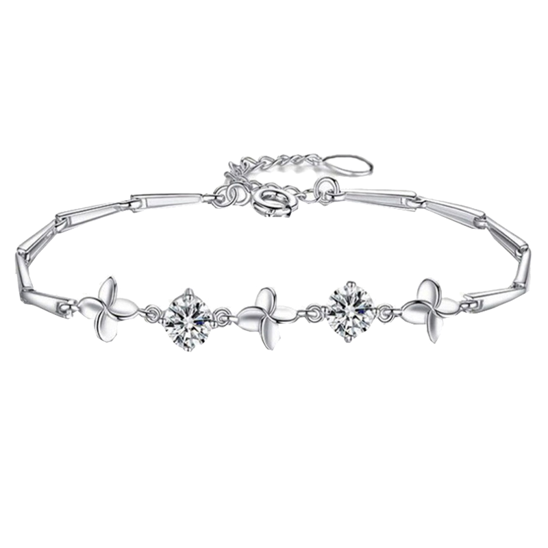 沫兰 四叶草手链