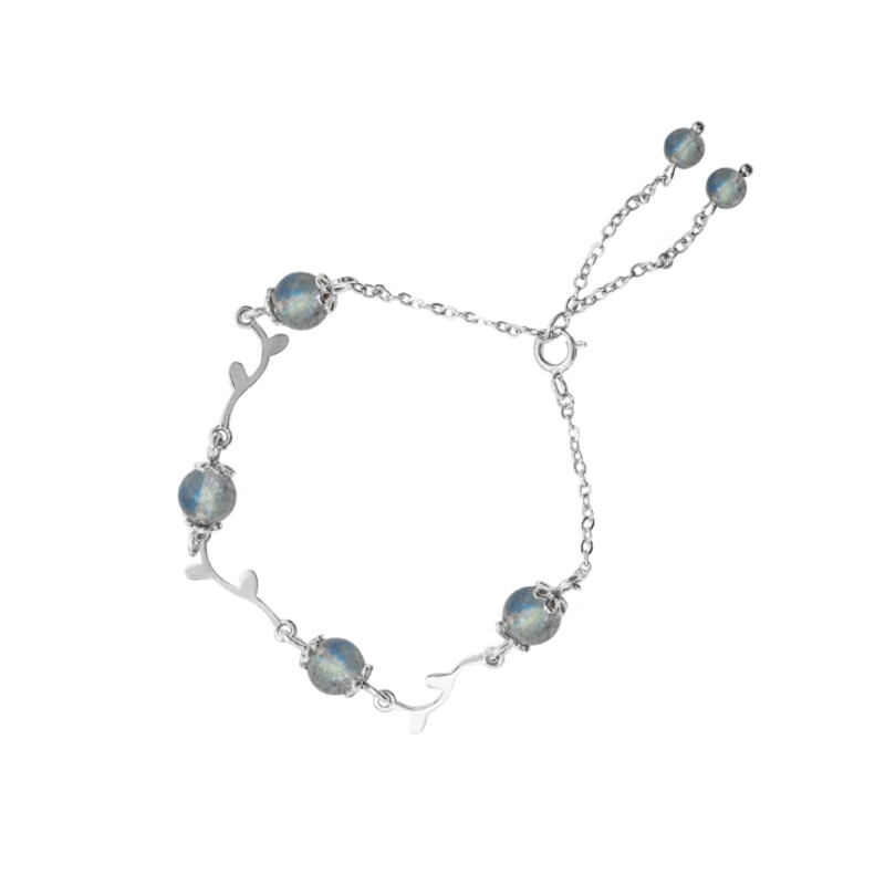 伊黛儿 月光石枝蔓手链