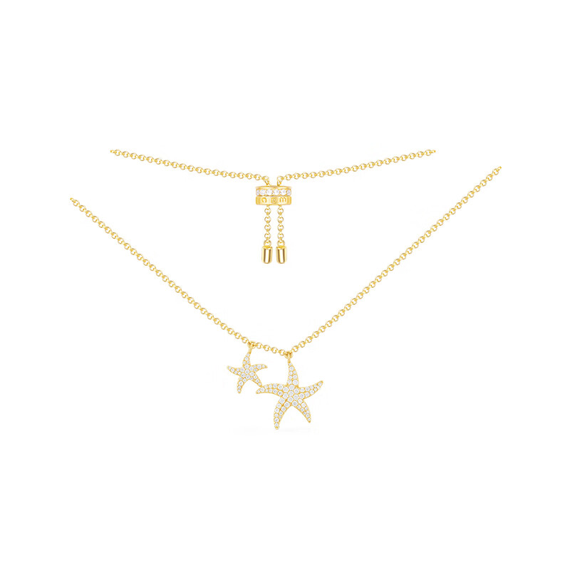 APM 浪漫海星银项链