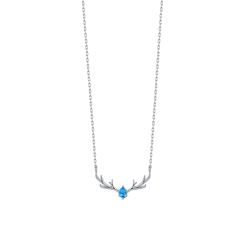 卡蒂罗 纯银一鹿有你项链