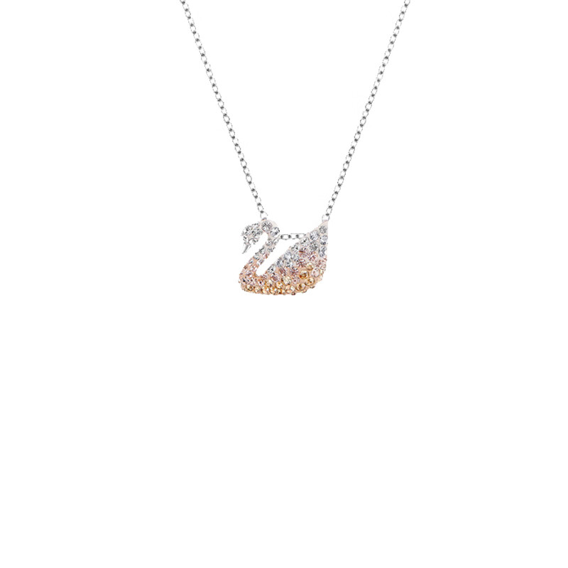 施华洛世奇 渐变色天鹅项链