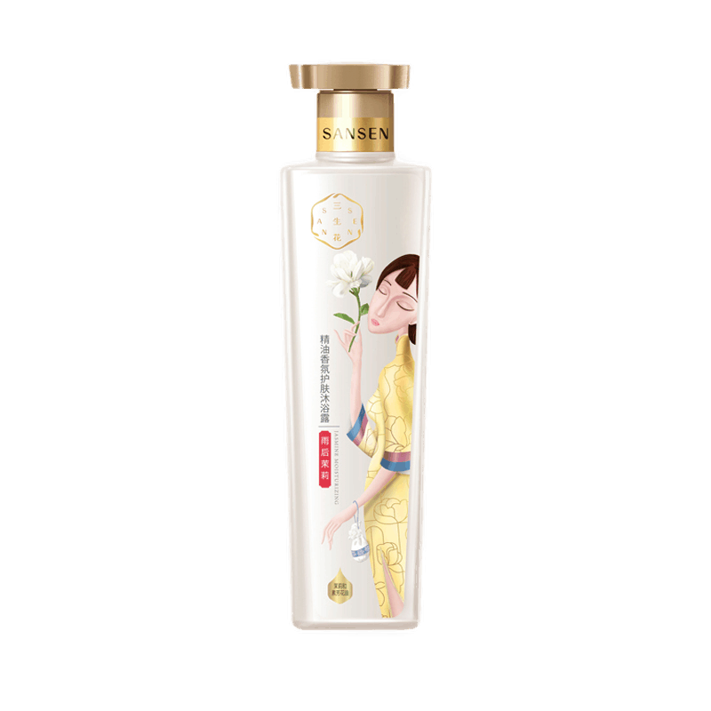 百雀羚 三生花草本精粹沐浴露