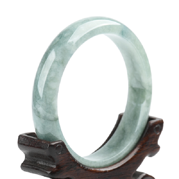 凤禧珠宝 满绿色玉手镯