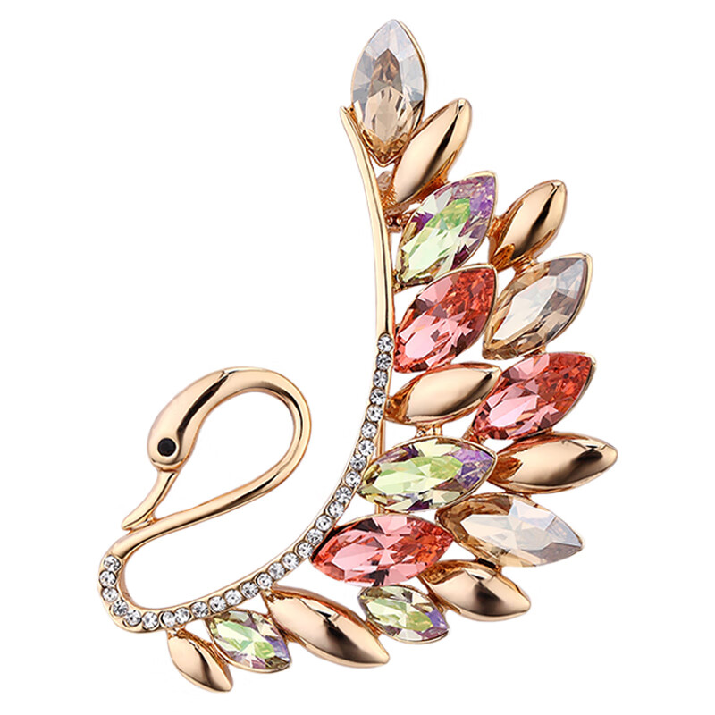 Eternelle 天鹅胸针