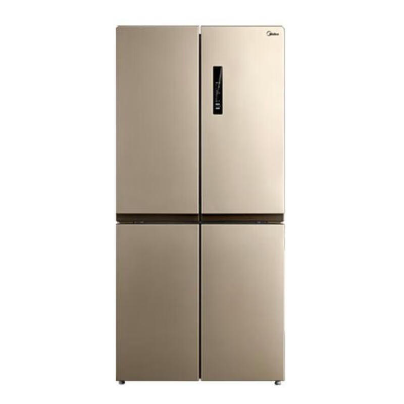 美的大容量变频对开门冰箱