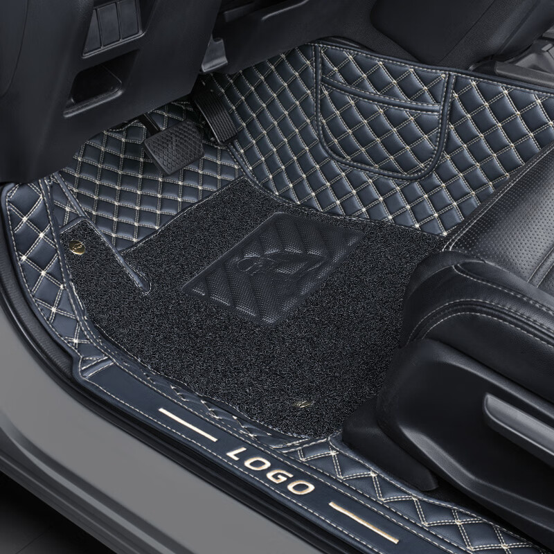 指南针 双层全包围脚垫