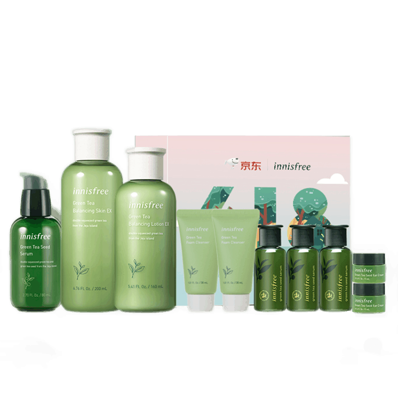 悦诗风吟 绿茶保湿精华护肤套装