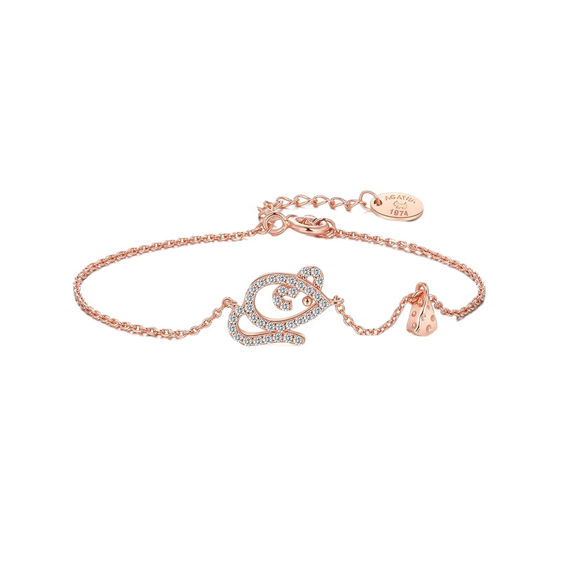 瑷嘉莎可爱百搭奶酪小鼠手链