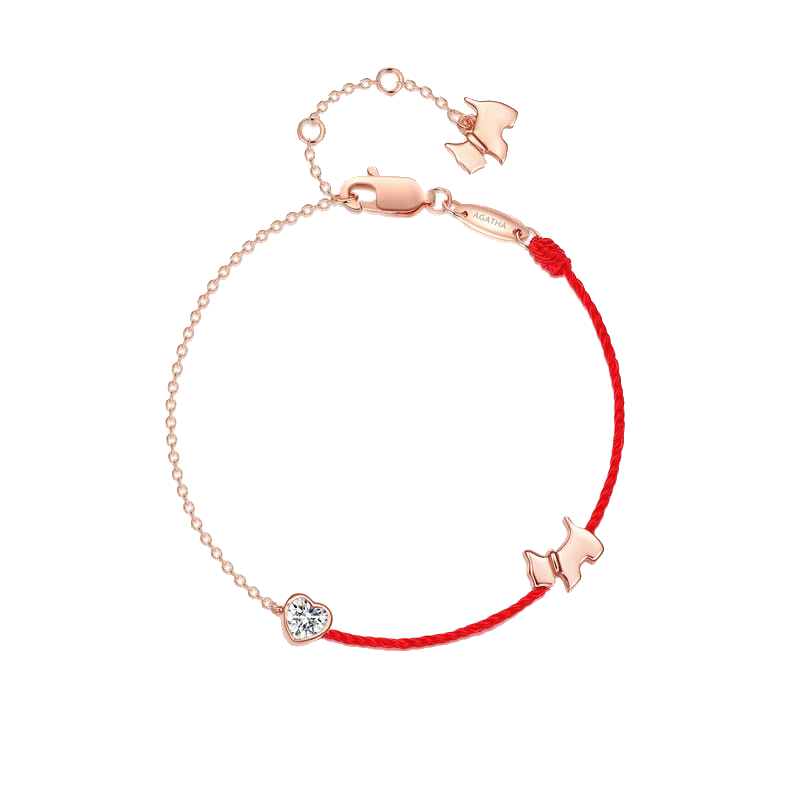AGATHA 爱心手链