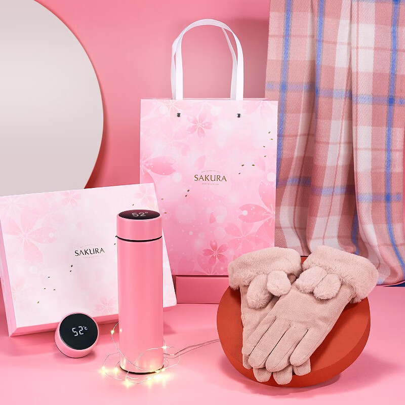 缔晶 厚实保暖 围巾礼盒