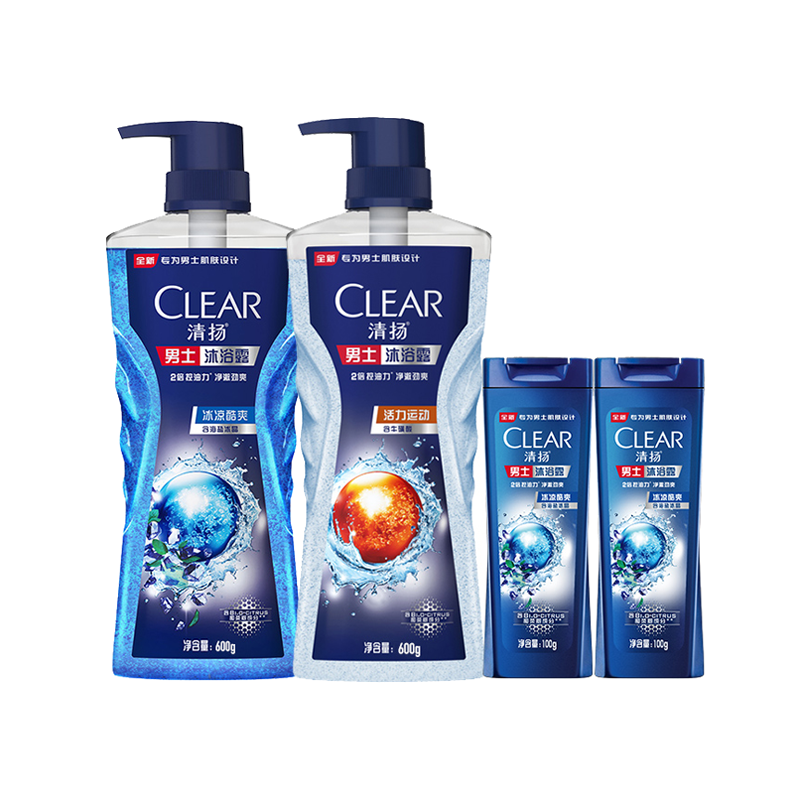 清扬 冰凉 沐浴露