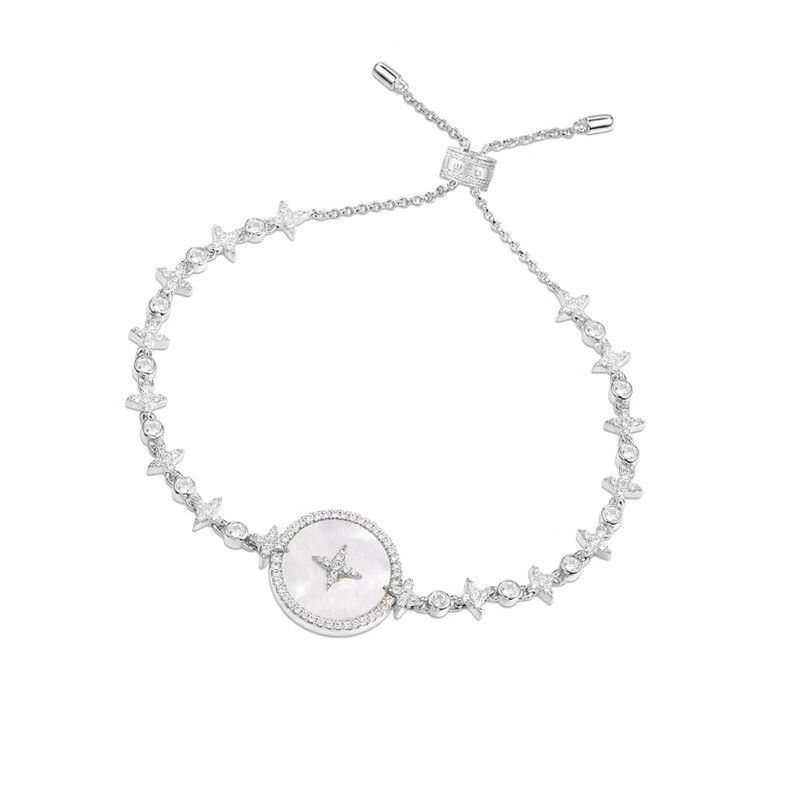 APM 纯银贝母手链