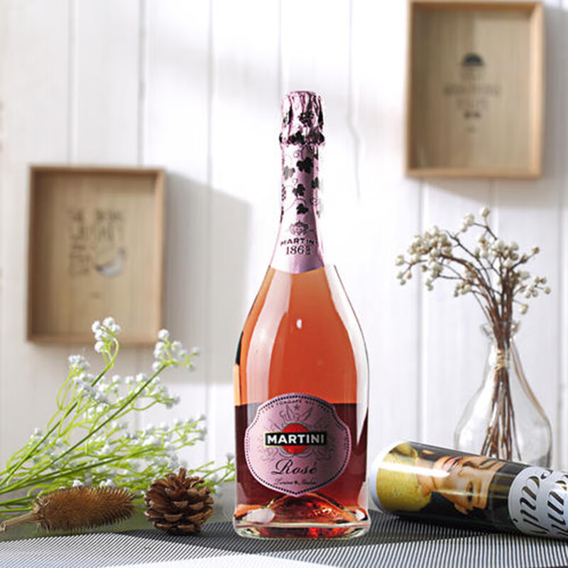 马天尼 粉色玫瑰 起泡酒