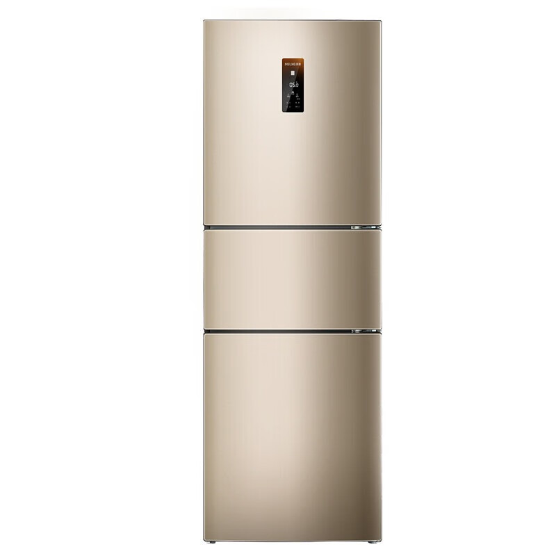 美菱 一级能效双变频三门冰箱