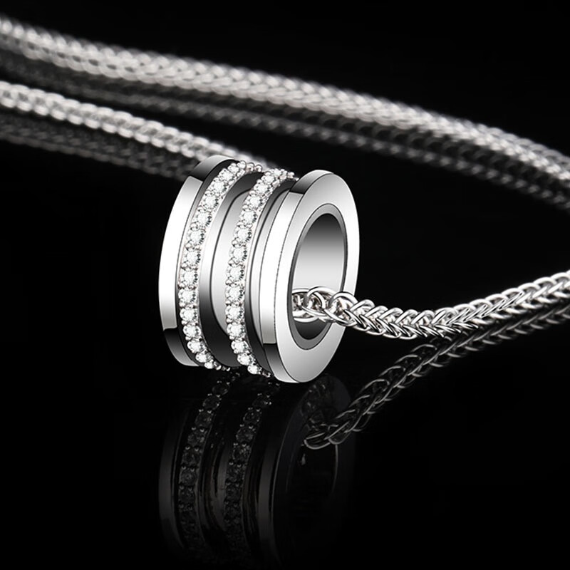 飒雅精致小蛮腰钨金项链