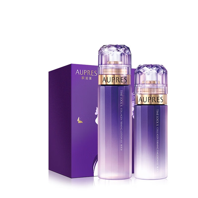 欧珀莱 锁胶原水乳 护肤套装