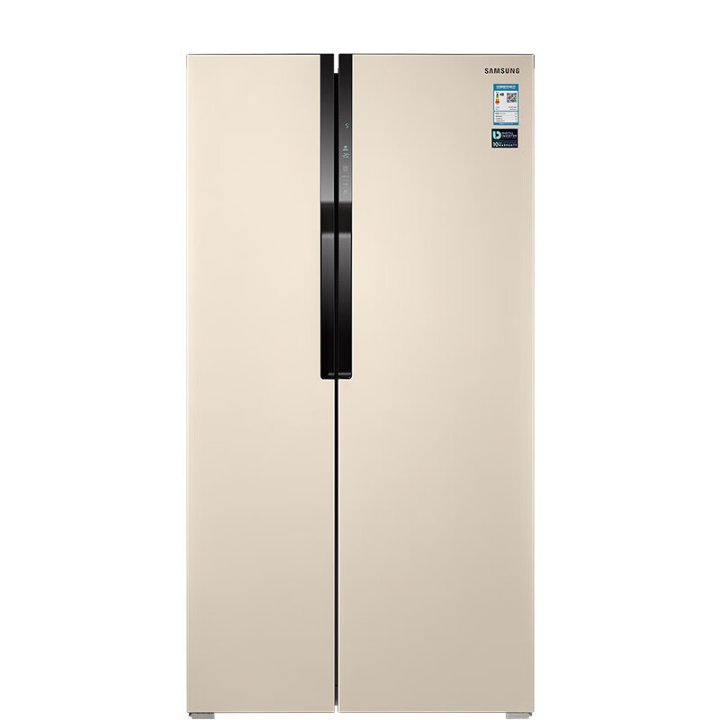 三星 金属面板对开门冰箱