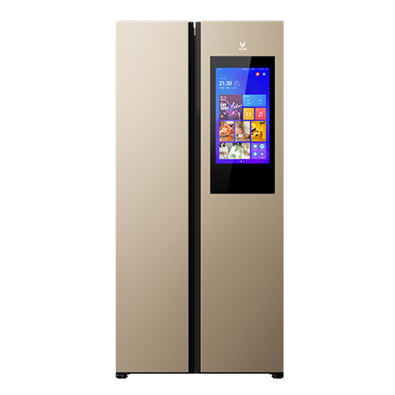 云米 彩色大屏净味除菌冰箱