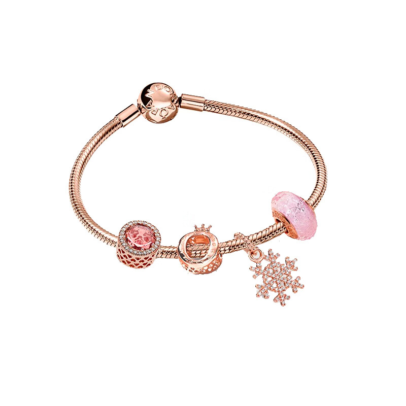 潘多拉 雪花造型手链