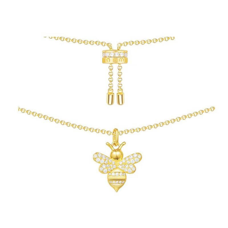 APM 蜜蜂锁骨项链