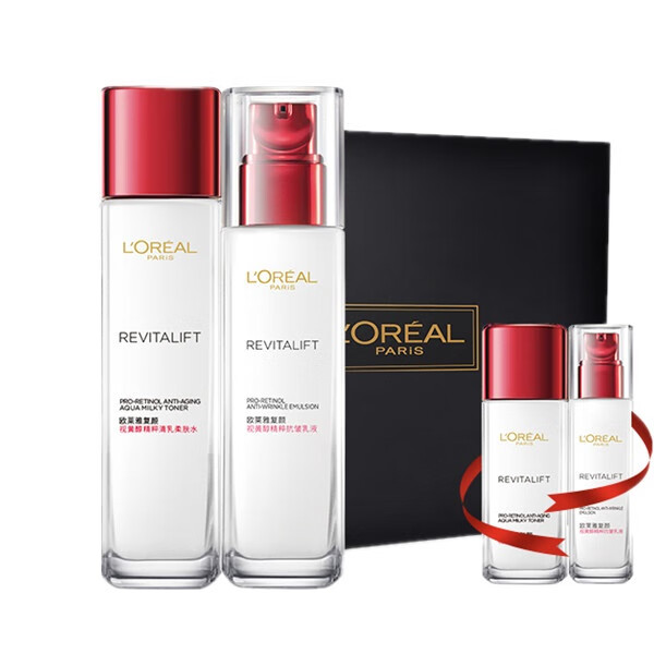 欧莱雅 紧致细纹 护肤套装