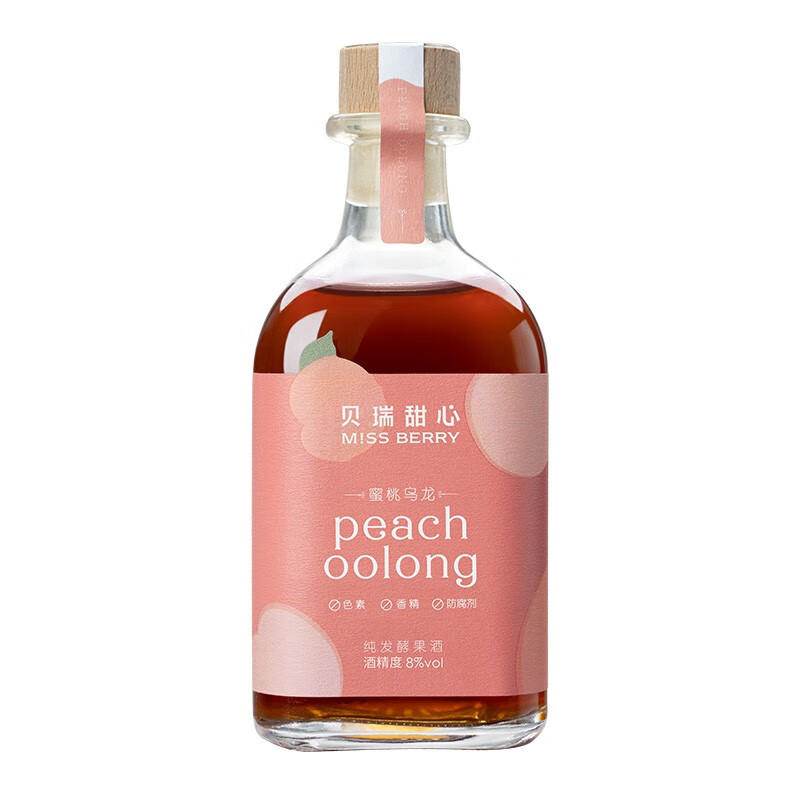 贝瑞甜心 纯发酵蜜桃乌龙果酒