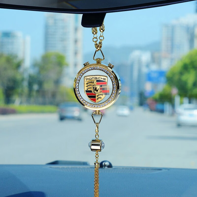 法兰博 镶钻表盘汽车挂件