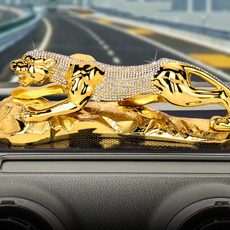 紫杉堡 金钱豹工艺品摆件