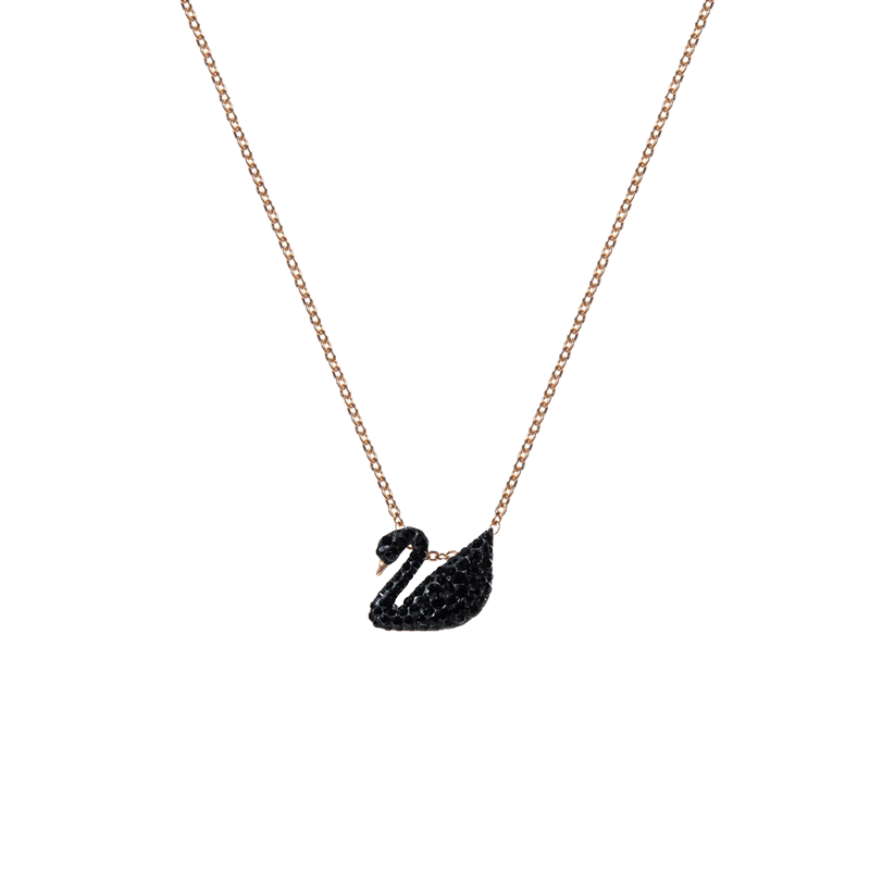 施华洛世奇 仿水晶天鹅项链