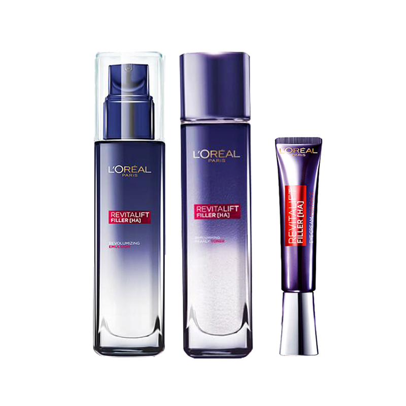 欧莱雅 玻尿酸平纹护肤套装