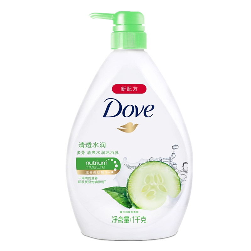 多芬 清爽黄瓜0皂基沐浴乳