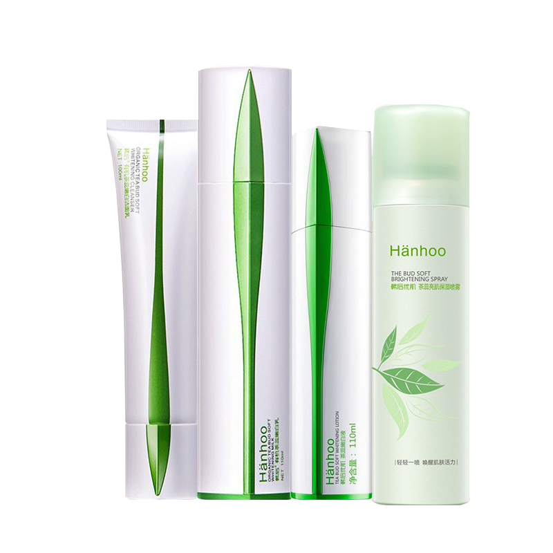 韩后 茶蕊新肌美白护肤套装