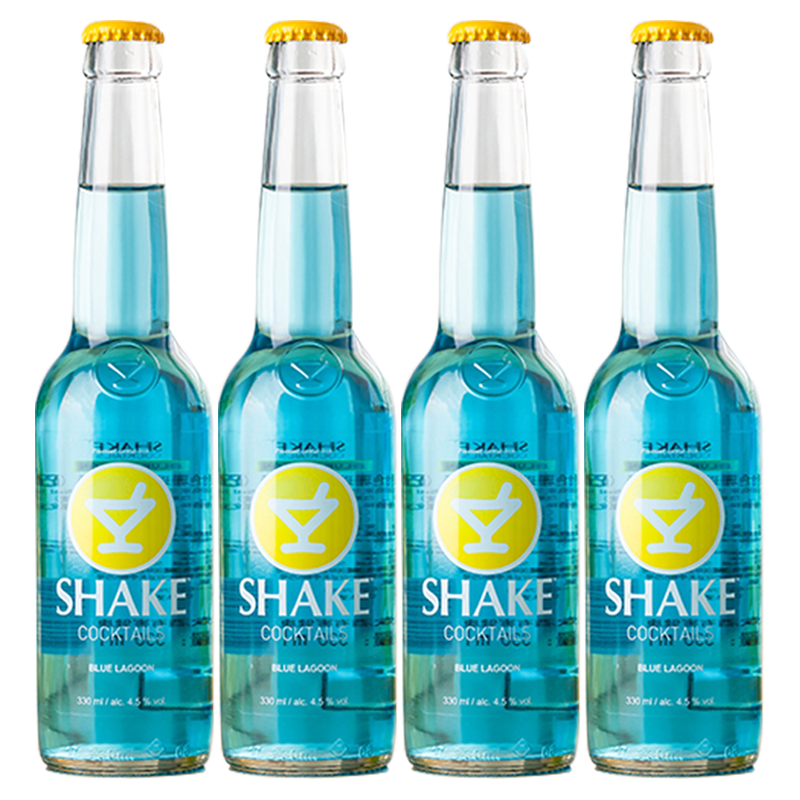 雪克蓝色预调鸡尾酒