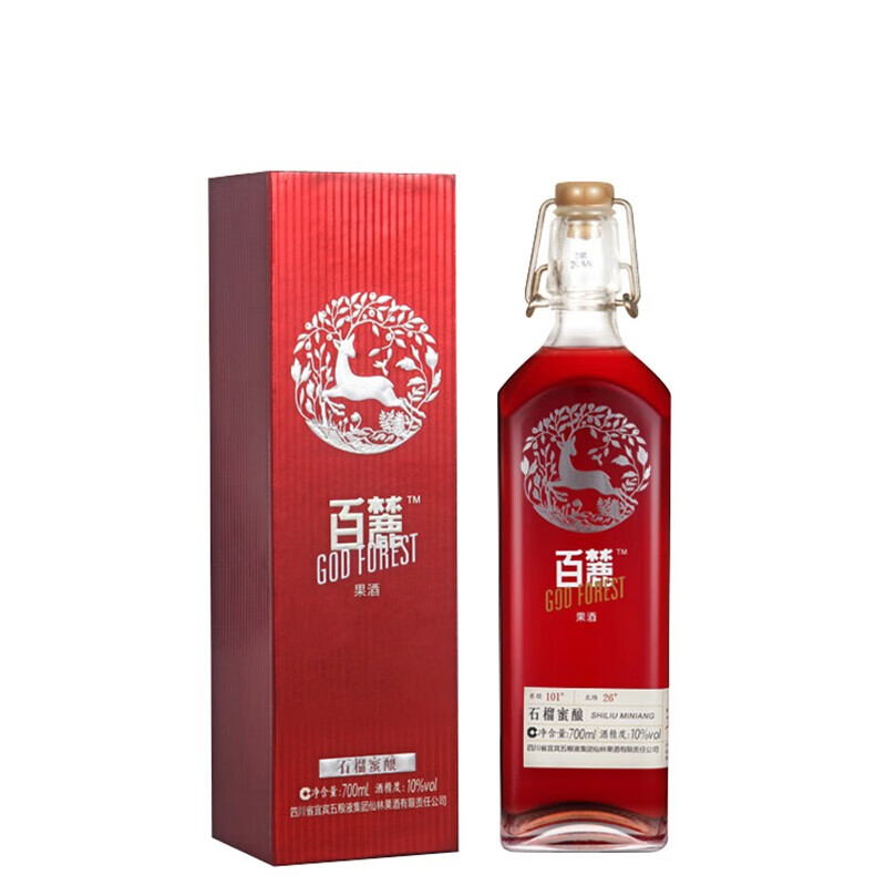 百麓 五粮液仙林果酒