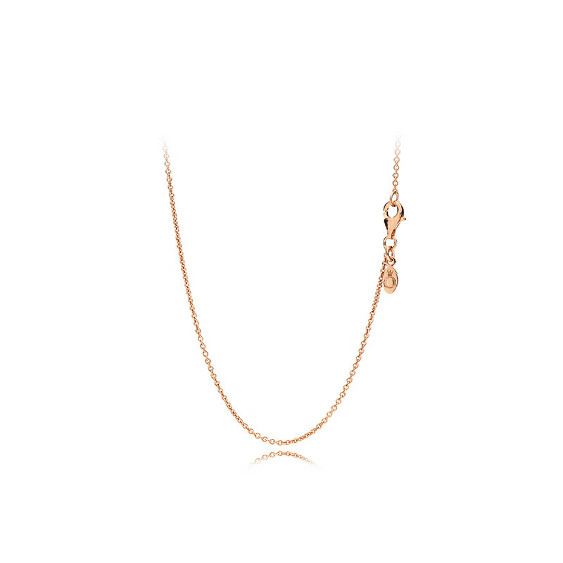 潘多拉 玫瑰金色项链