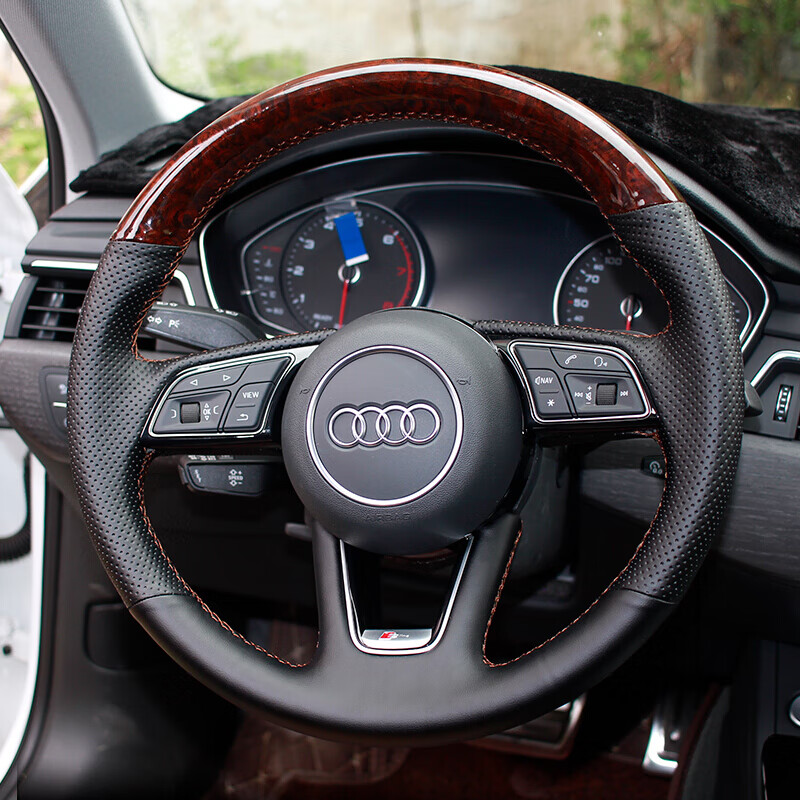 阔爷家 手缝打孔方向盘套