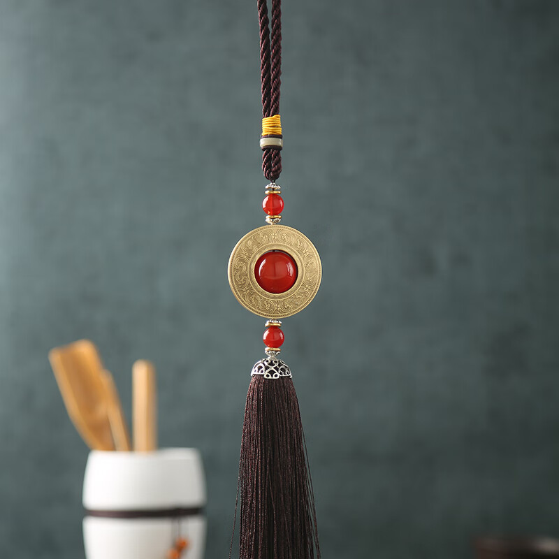 抒文 保平安 汽车挂件