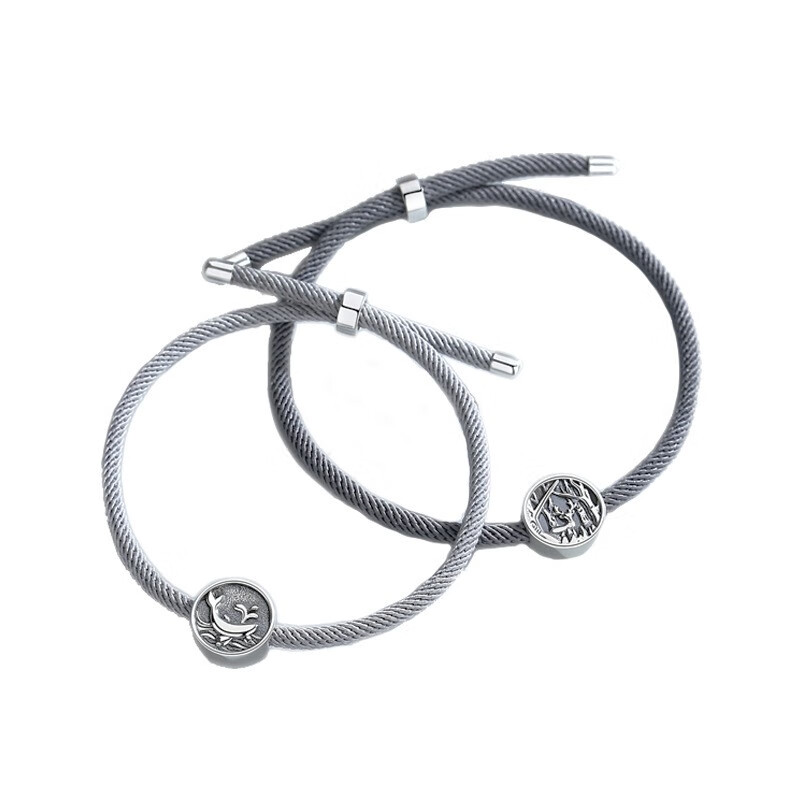 缔晶 925银手绳 情侣手绳