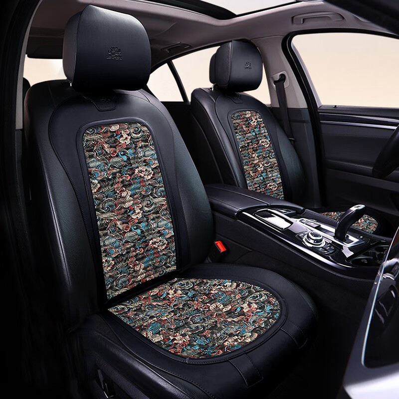 典奥龙腾 锦缎刺绣坐垫