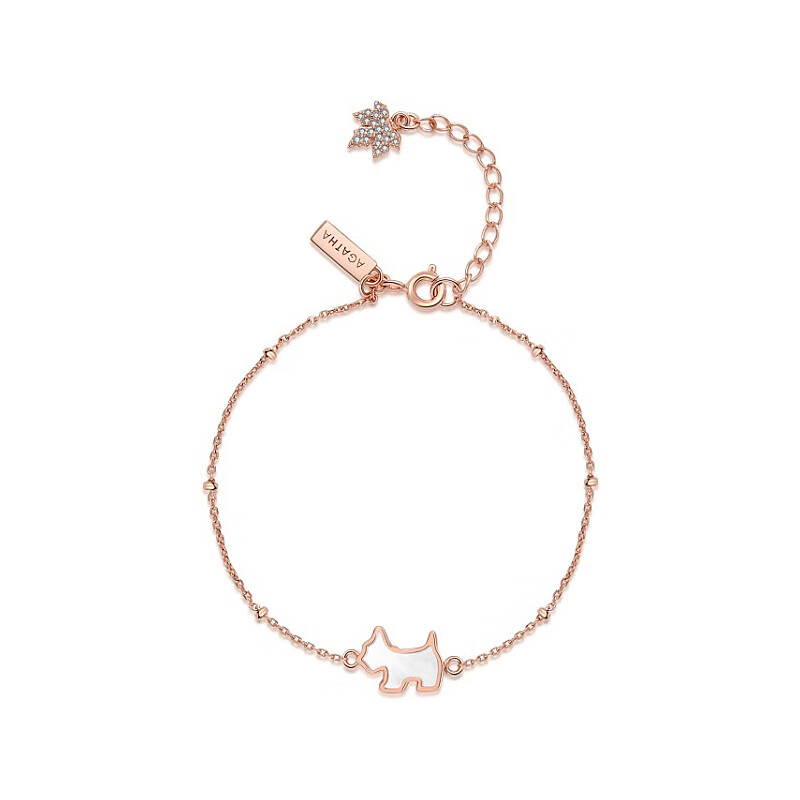 瑷嘉莎 枫叶小狗手链