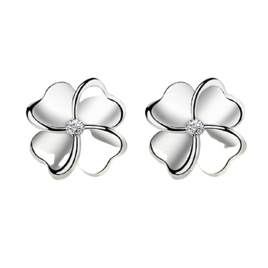 唯一 四叶草 耳饰