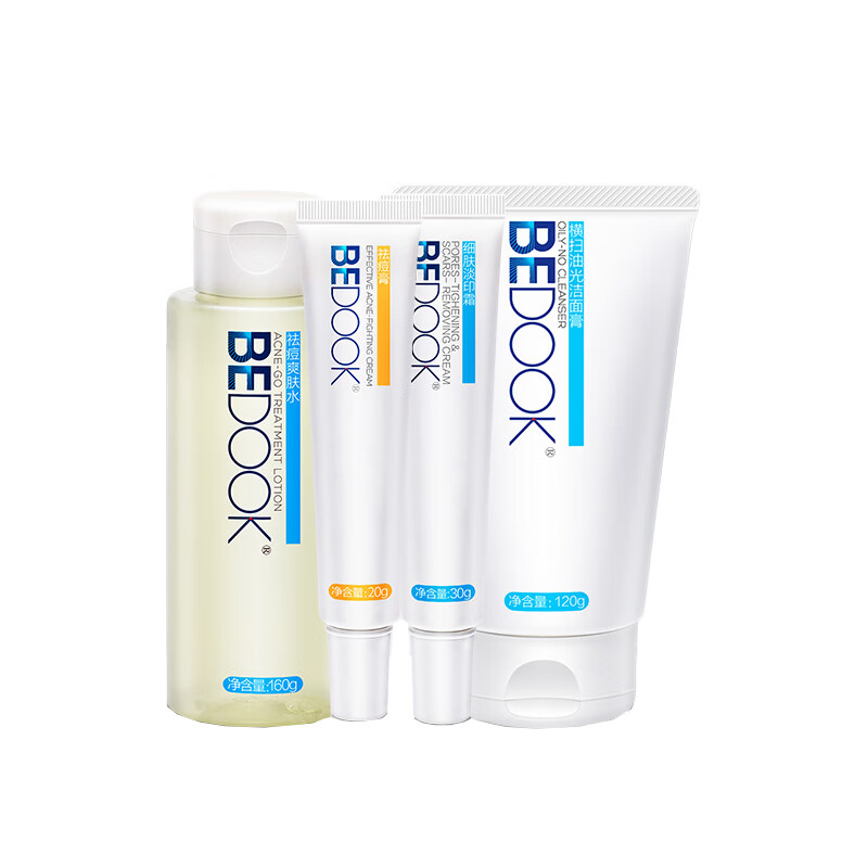 比度克 清洁祛痘护肤套装