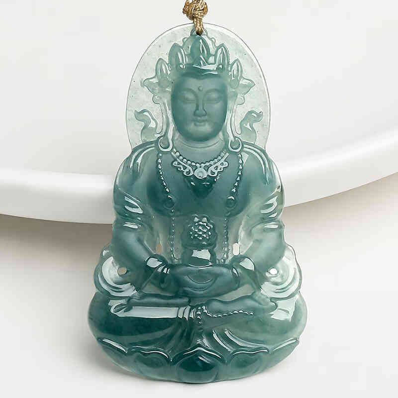 东方雅翠 翡翠观音 吊坠