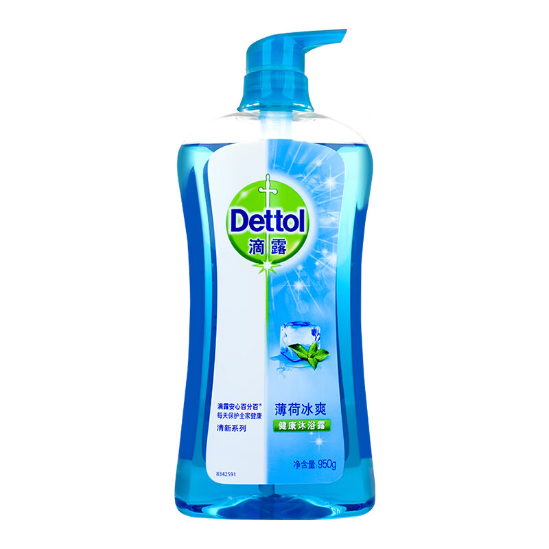 滴露补水保湿儿童薄荷冰爽沐浴露